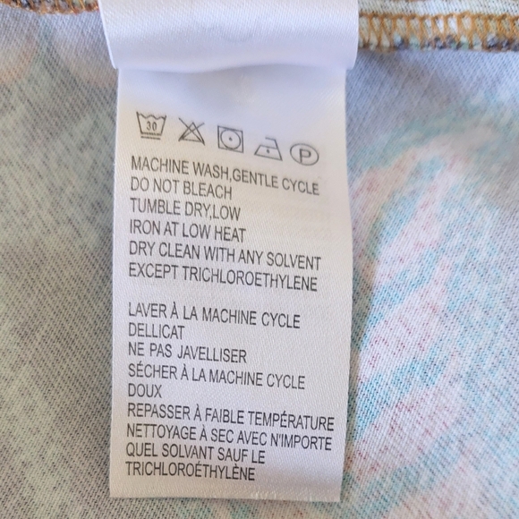 FARM Rio Black Floral Print Flowerdoscopic Puff Sleeve Midi Dress, Size XS - Picture 11 of 12